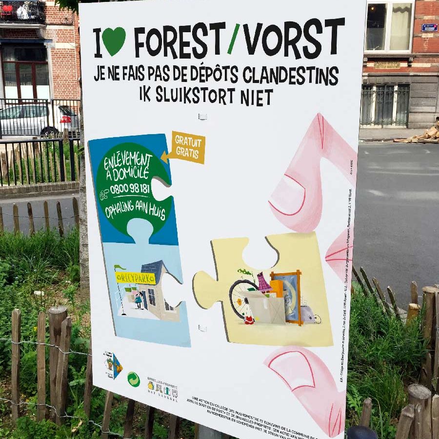 Distribution De Bienvenue à La Campagne FOREST - CAMPAGNE PROPRETÉ - La Superboite